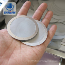 Micron Stainless Steel Woven Wire MeshFilter Disc